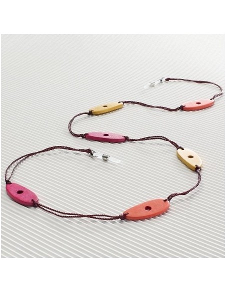 CentroStyle Catenella legno e perline 08817