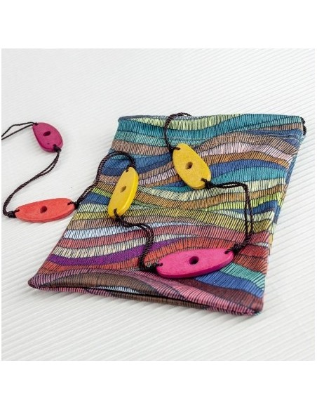 CentroStyle Catenella legno e perline 08817