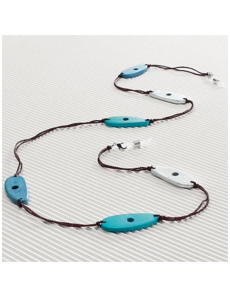 CentroStyle Catenella legno e perline 08818