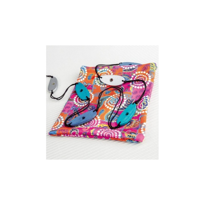 CentroStyle Catenella legno e perline...