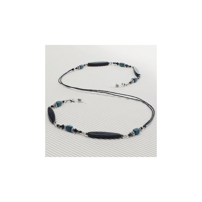 CentroStyle Catenella legno e perline...