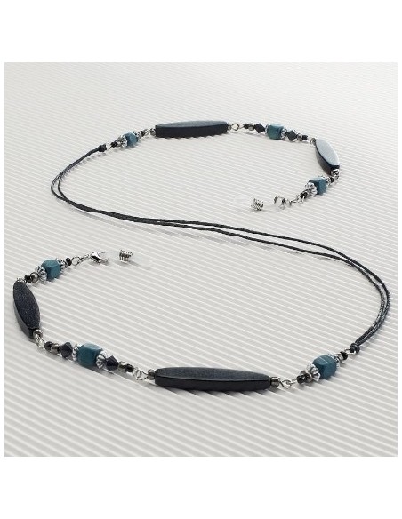 CentroStyle Catenella legno e perline 08827