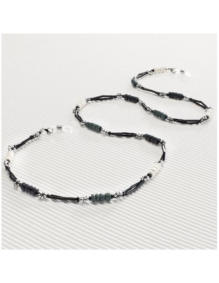 CentroStyle Catenella legno e perline 08848