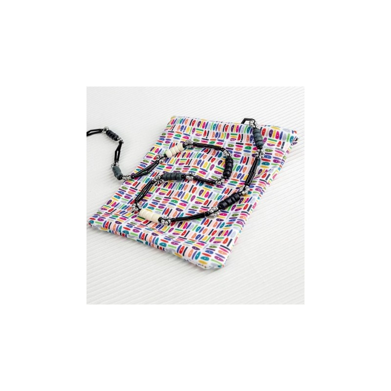 CentroStyle Catenella legno e perline...