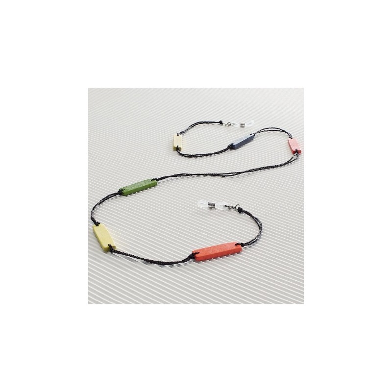 CentroStyle Catenella legno e perline...