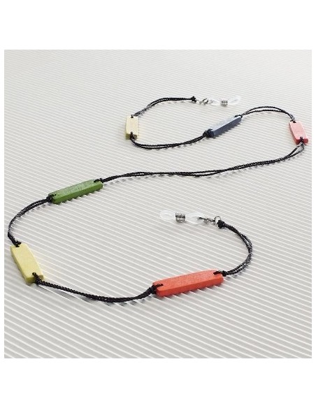 CentroStyle Catenella legno e perline 08869